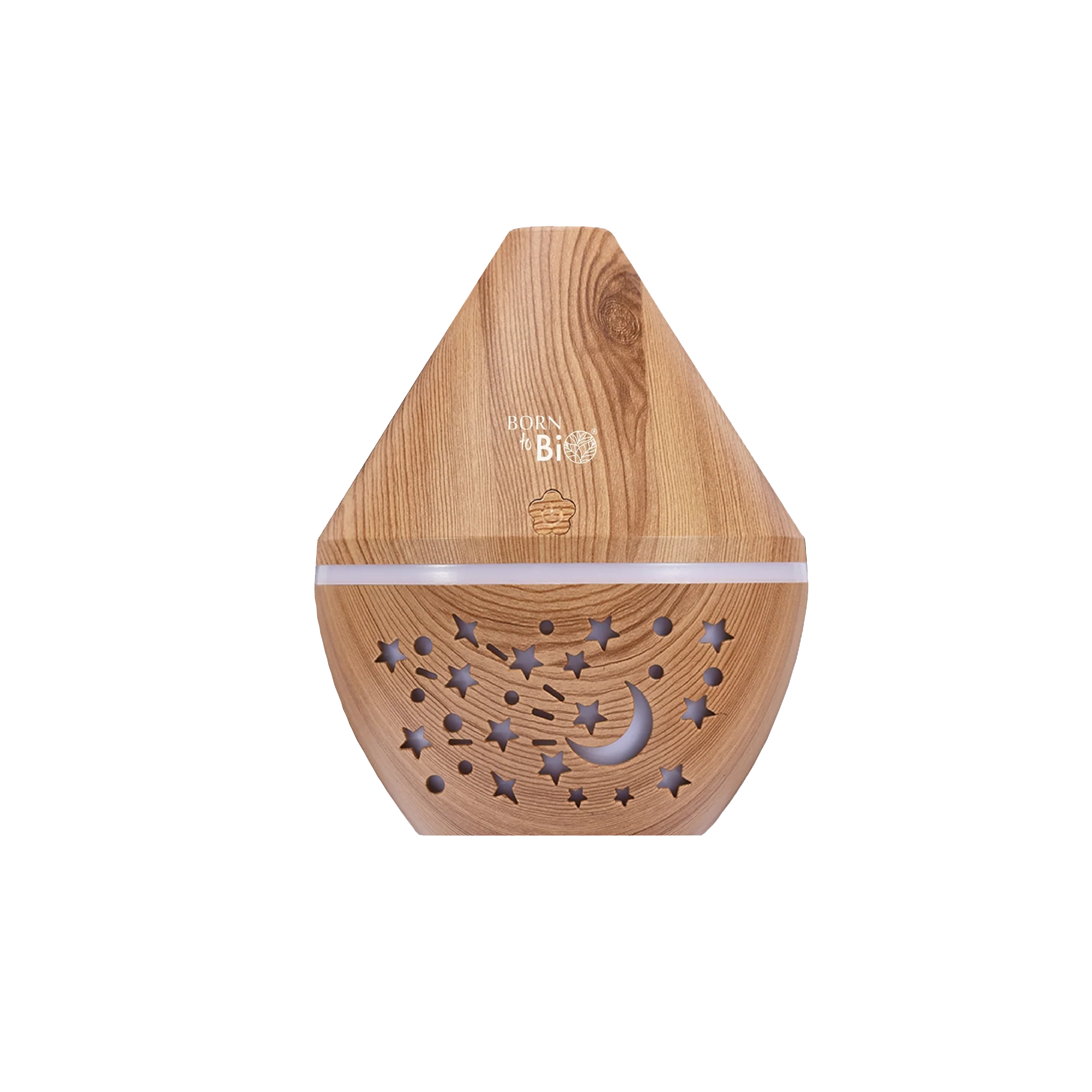 Licht houten aroma diffuser – compact & stijlvol (120 ml)