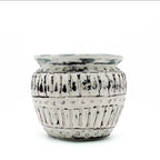 Griekse Terracotta Plantenpot – Crème – 12 cm