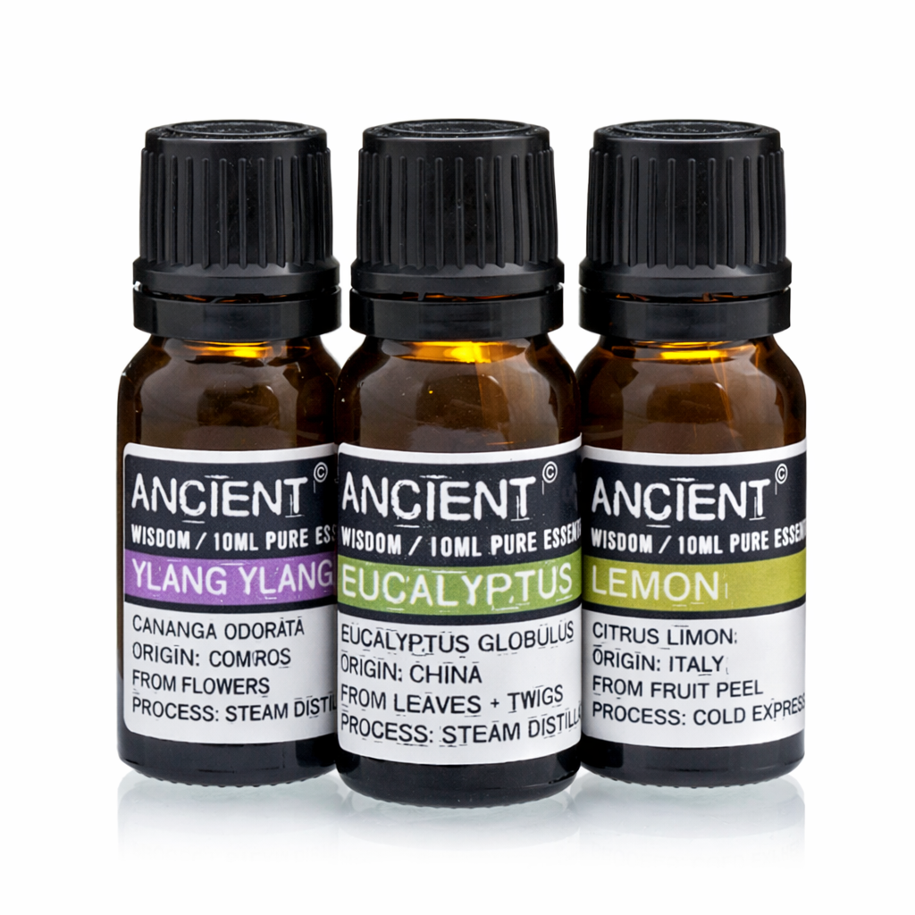 🌿 Relax & Fresh Set – 3 Essentiële Oliën (10ml